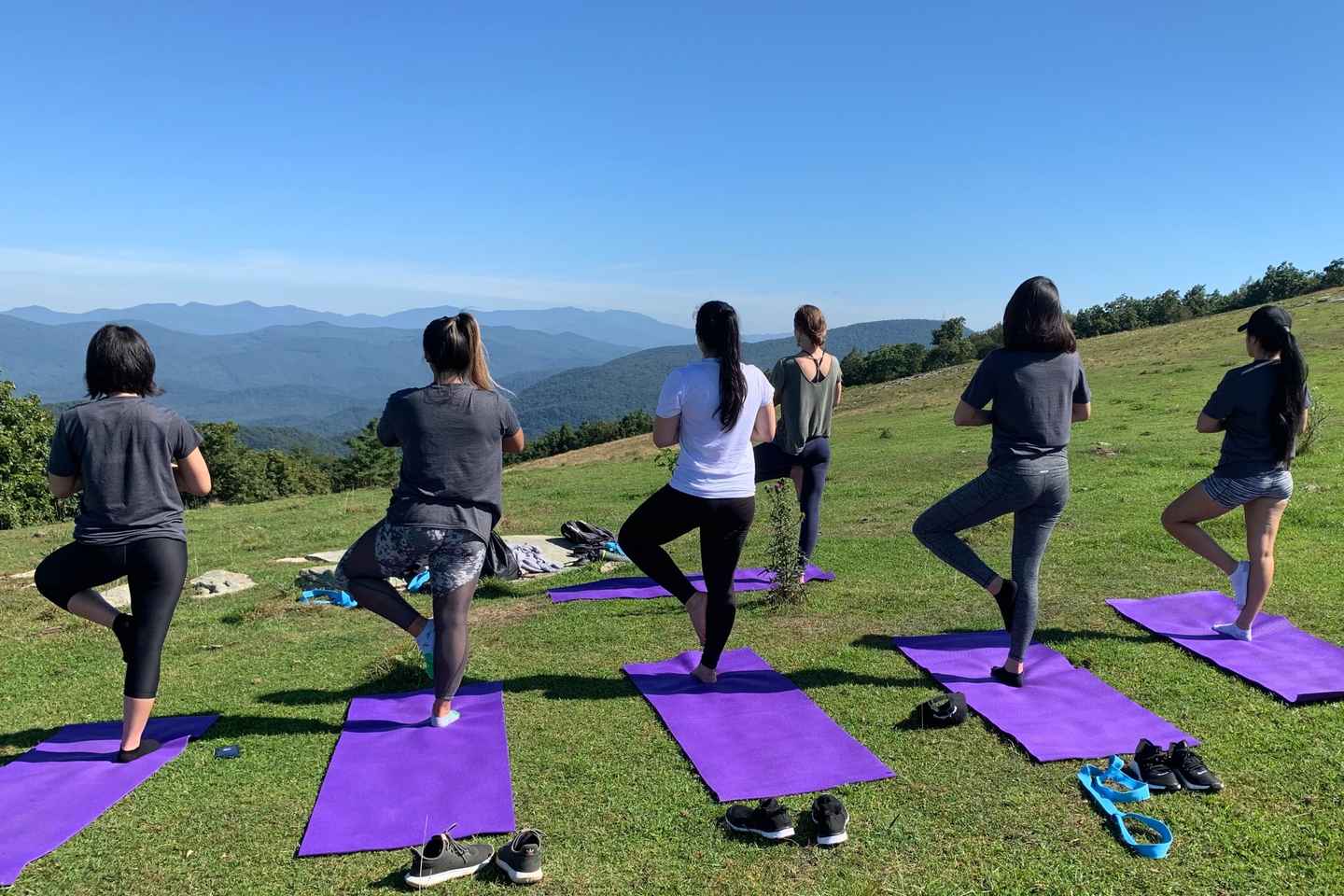 Asheville: Yoga on a Mountain Hike thumbnail